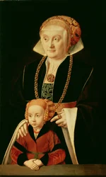 Portrait of a Woman with her Daughter